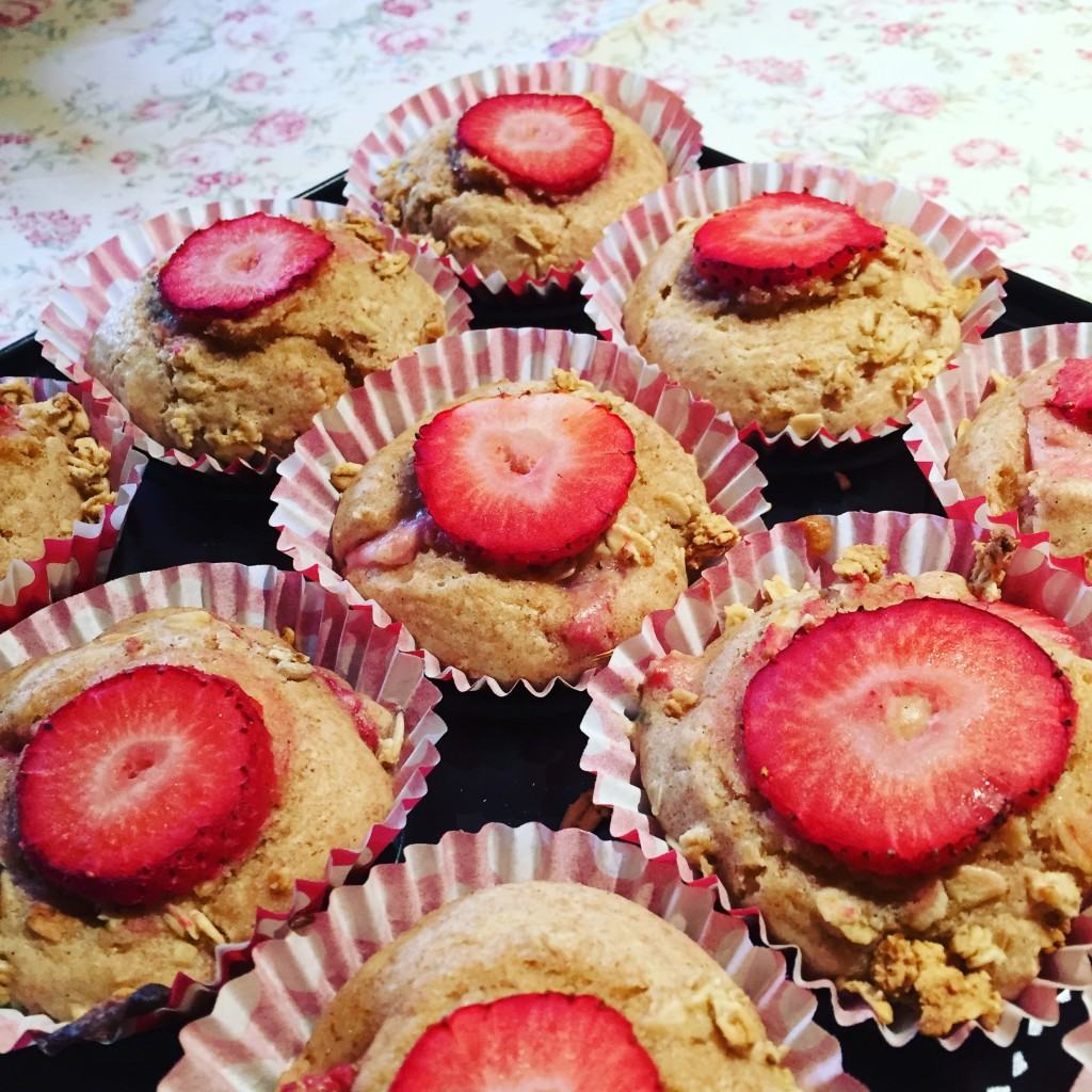 Simple Strawberry Muffins Baby Led Weaning Recipes by Natalie Peall