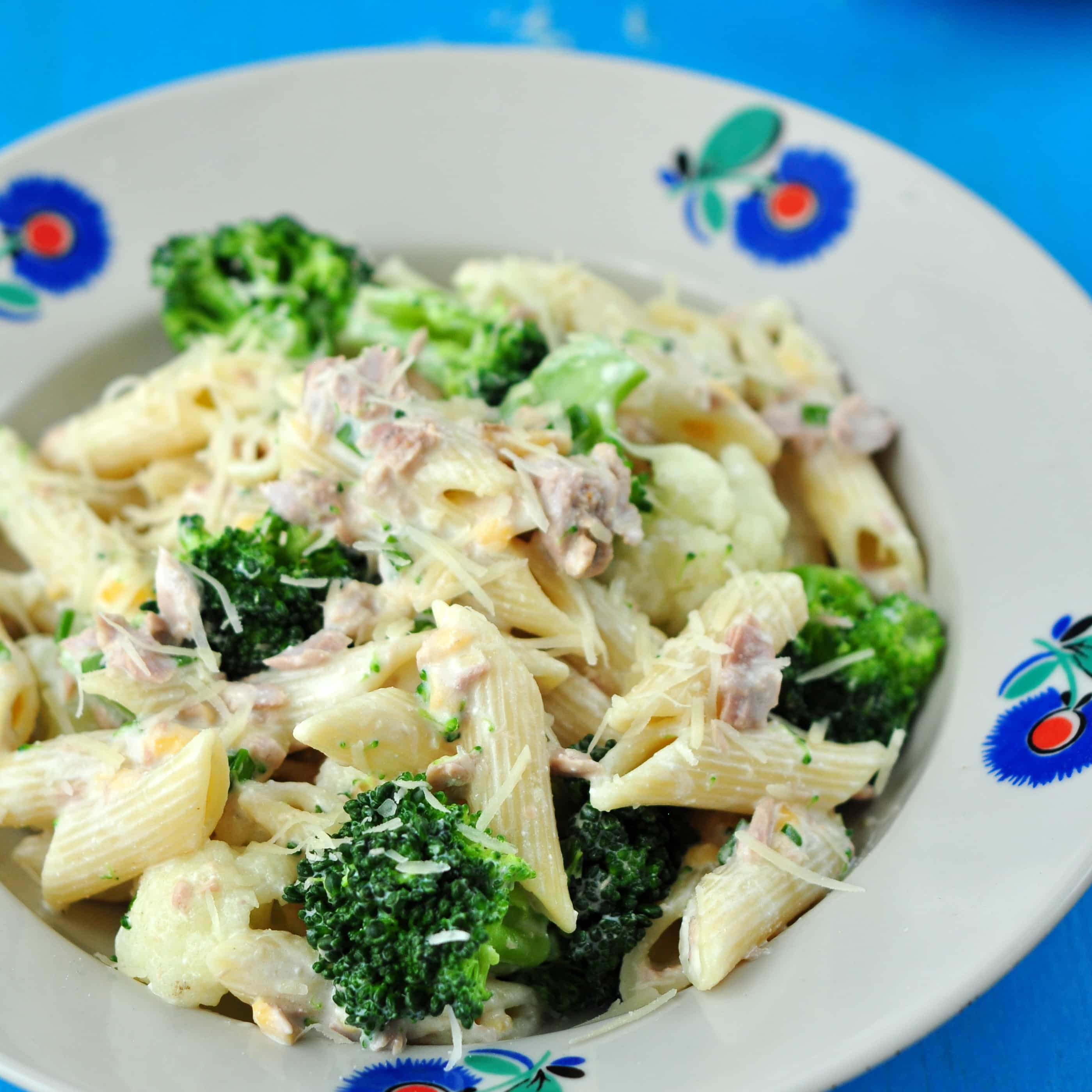 Simple Tuna and Cheese Pasta – Baby Led Weaning