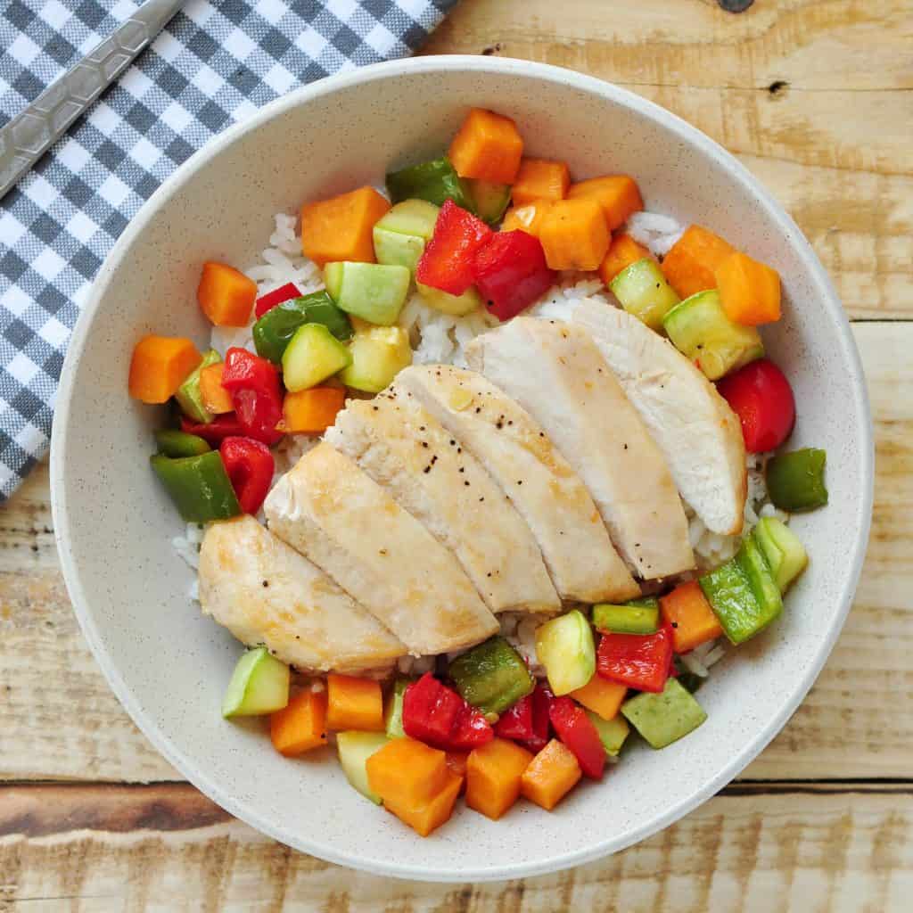 Maple Turkey Traybake with Rice Baby Led Weaning Recipes by Natalie Peall